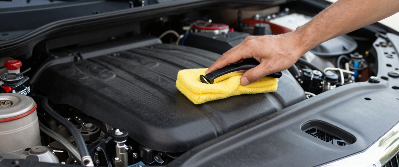 Membersihkan Kotoran dan Oli di Ruang Mesin Secara Lebih Maksimal